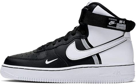 nike air force 1 hoch schwarz weiß|nike air force 1 schuh.